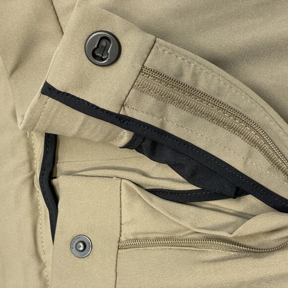 Boggi Men’s B‑Tech Stretch Nylon Pants Beige Size 46 (US 31) - Picture 3 of 7